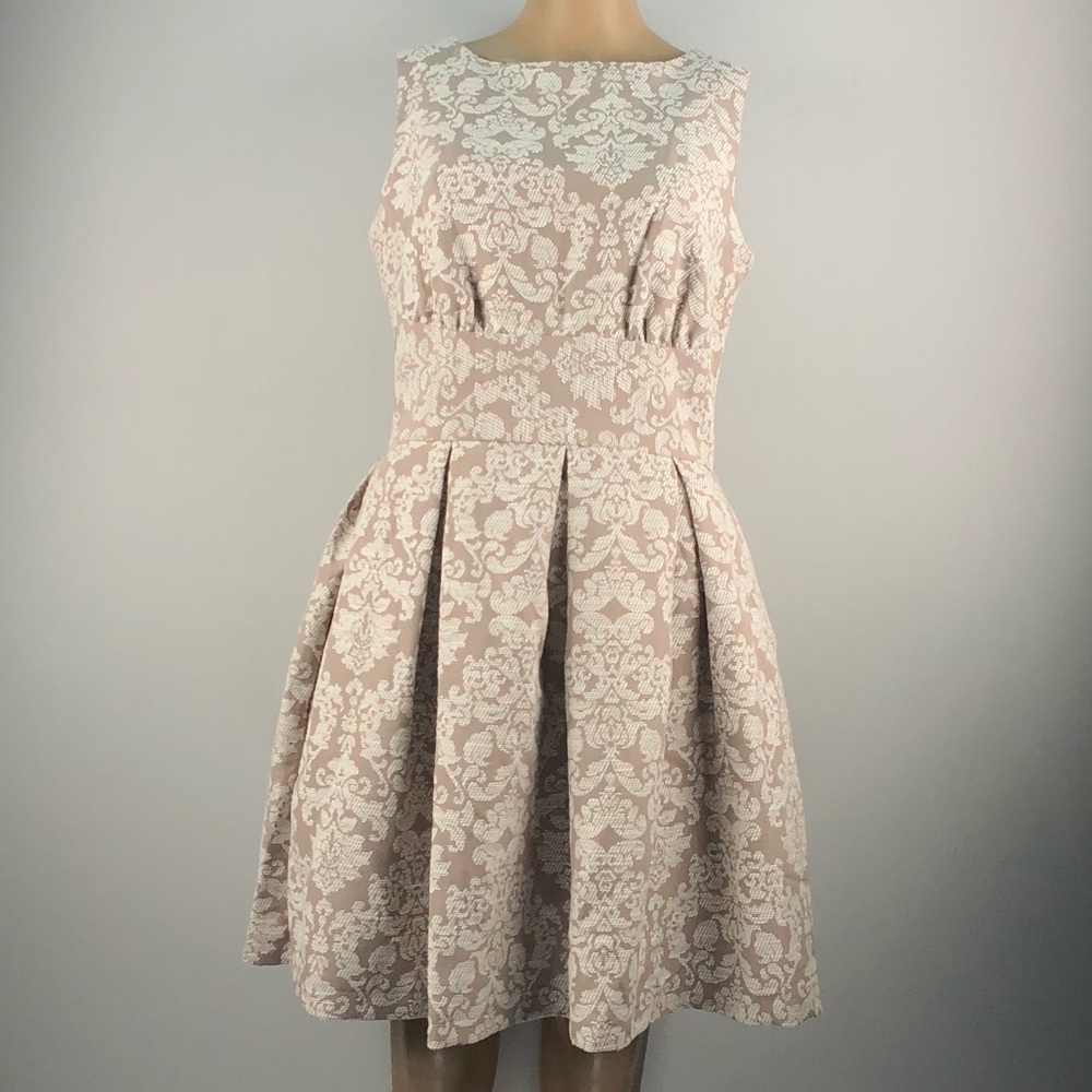 Closet Floral print dress with short sleeves